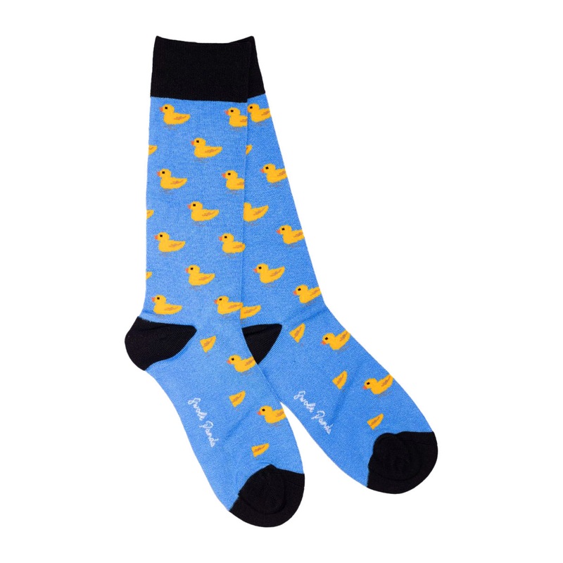 Swole Panda Duck Bamboo Sock 4-7 Ducks