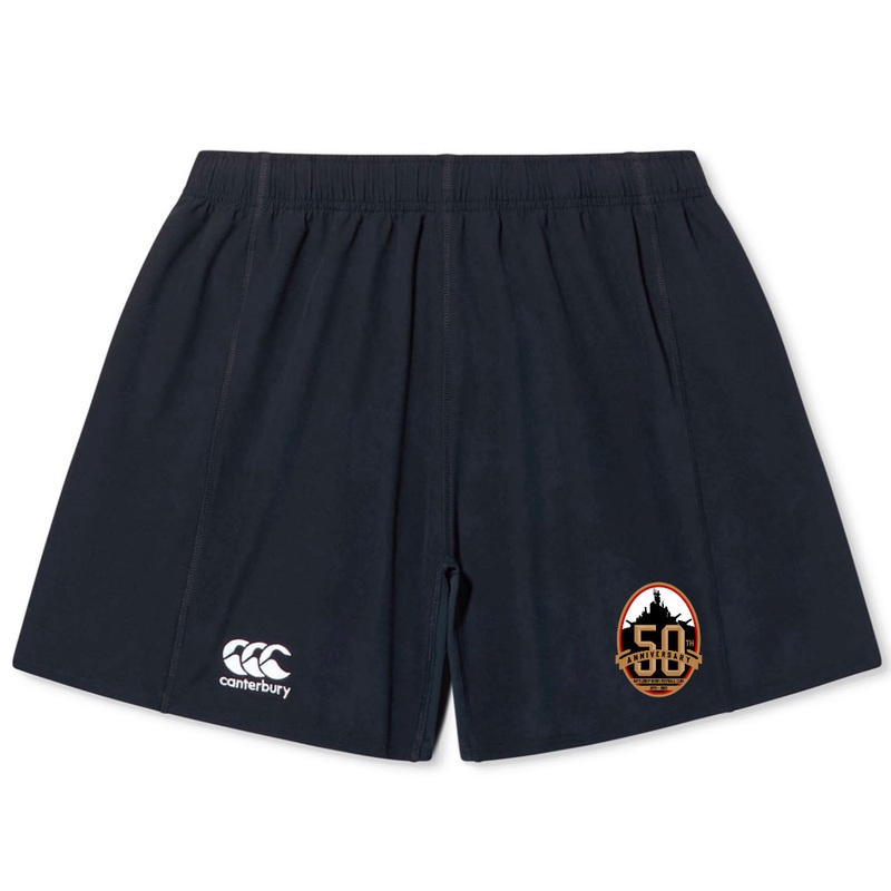 Battleship Rugby Club 50th Anniversary Yokohama Short by Canterbury XS Black