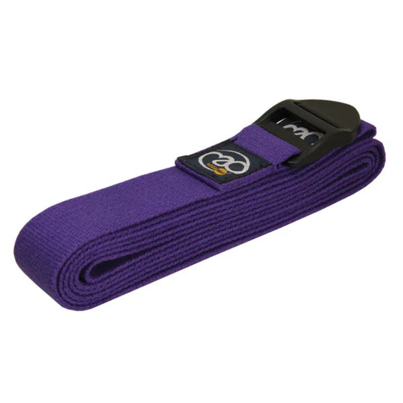 Fitness Mad Standard Yoga Belt Cotton 2.0m – Multicolor Purple One Size