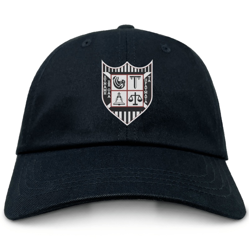 Troy University Rugby Adult Low-Profile Cotton Twill Dad Cap OS Black