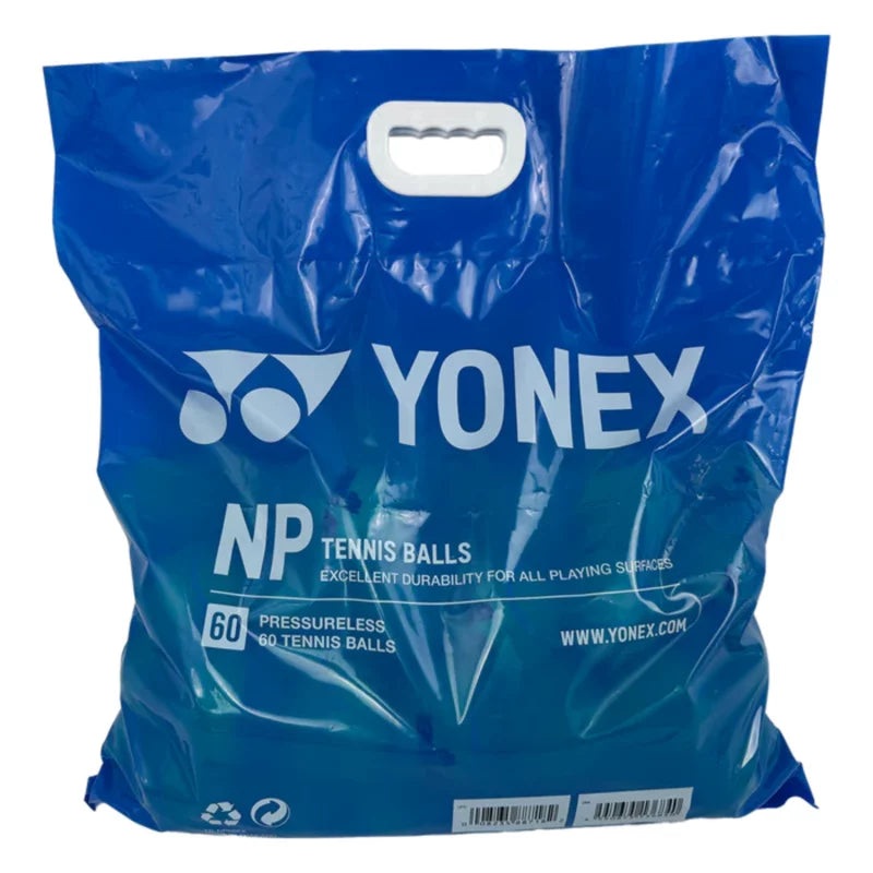 Yonex Tennis Ball Non Pressure Ball 60 Pcs – Yellow Yellow One Size
