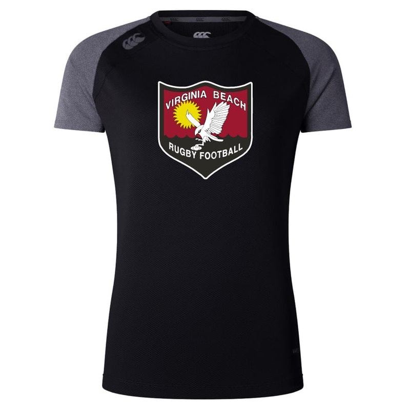Virginia Beach RFC Women’s Elite Training Tee by Canterbury 8 Black