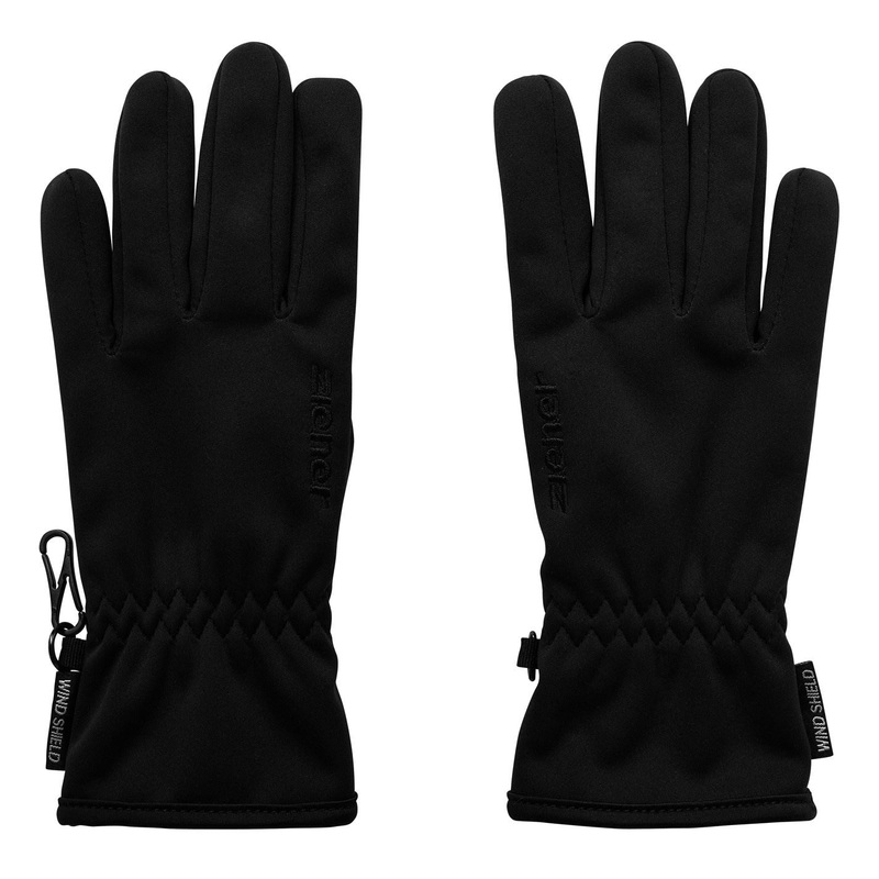 Ziener Traction Grip Gloves Mens Small Jnr Black