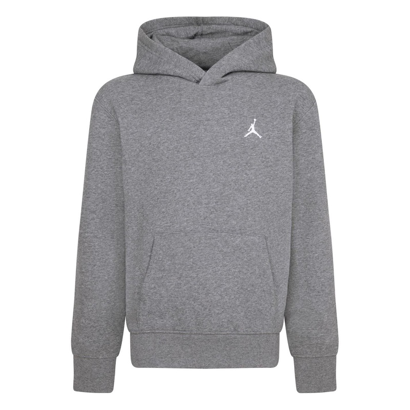 Air Jordan Fleece Hoodie Junior Boys 13 Years Carbon Heather