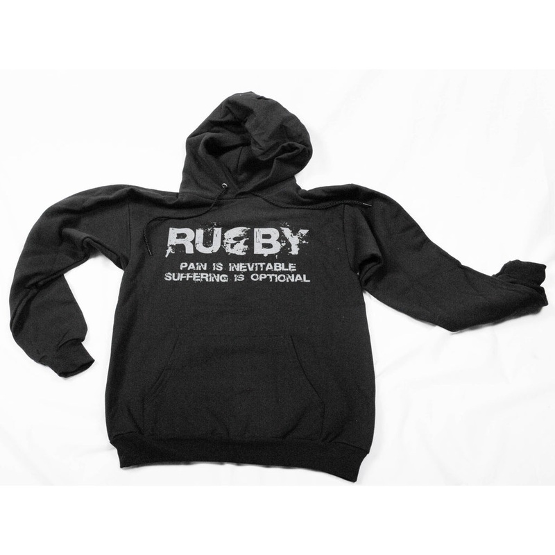 *PAIN IS INEVITABLE HOODIE (BLACK)