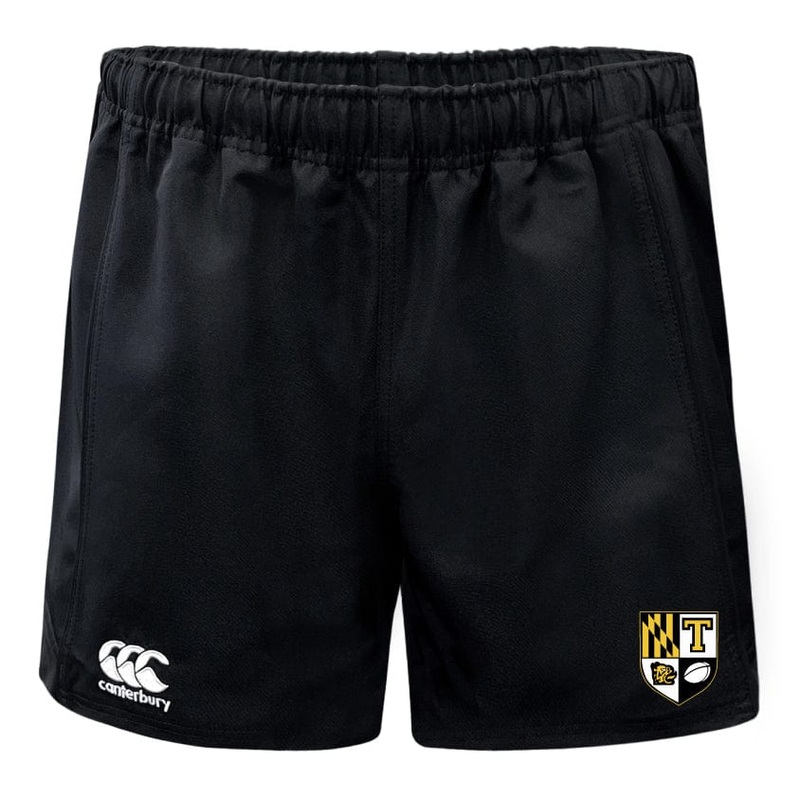 Towson University Rugby Advantage Rugby Shorts by Canterbury XS Black