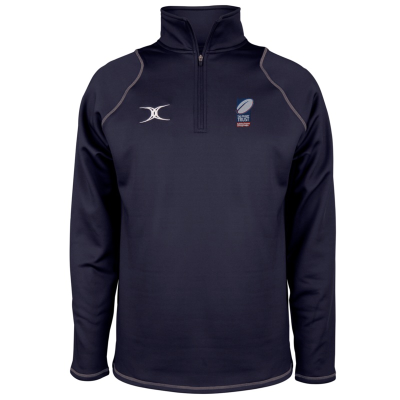 Tag Rugby Trust Senior’s Dark Navy Quest Mens 1/4 Zip Fleece Extra Small
