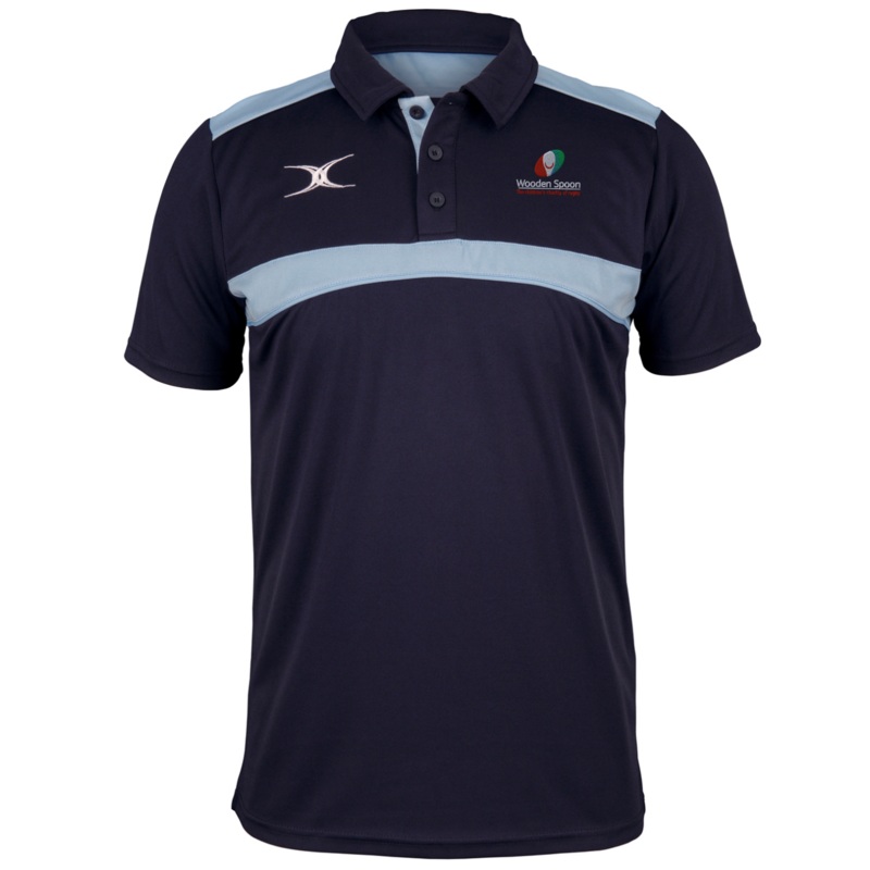 Wooden Spoon Junior’s Dark Navy / Sky Photon Mens Polo 5 – 6 Yrs