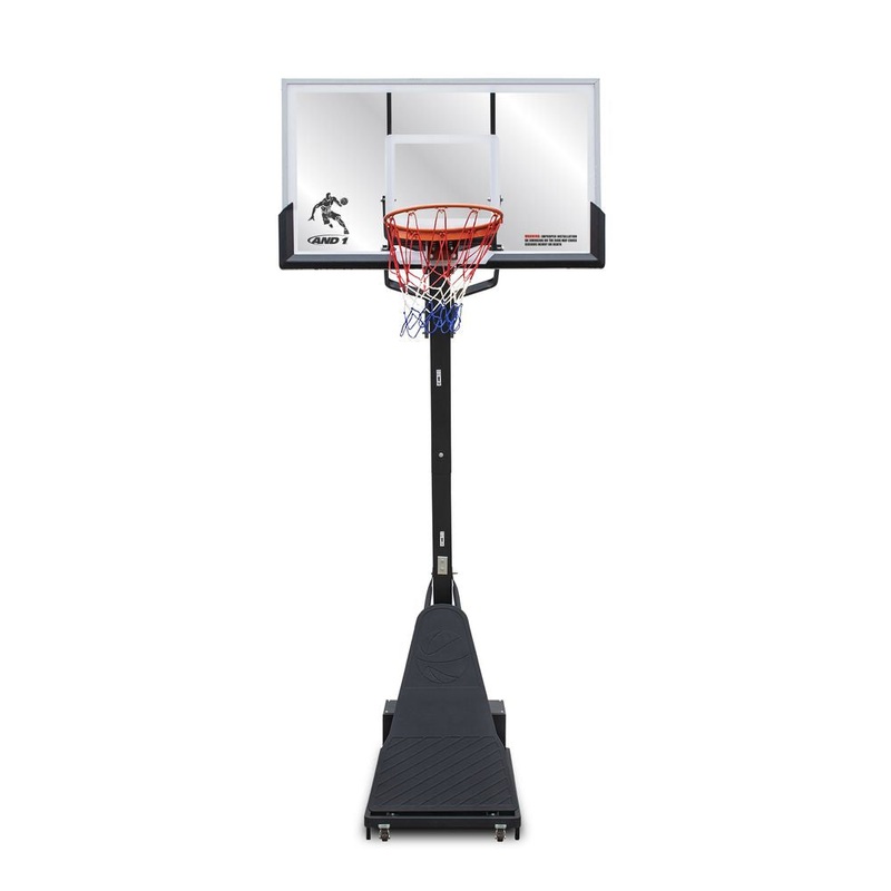 AND1 60in Glass Master Basketball System NA One Size