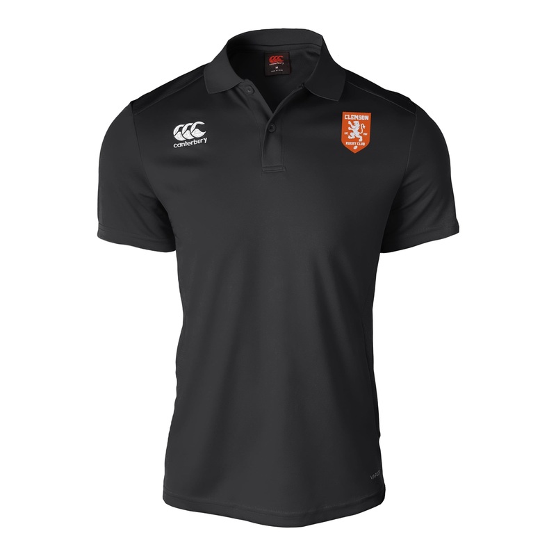 Clemson Rugby CCC Dry Polo Black X-Small
