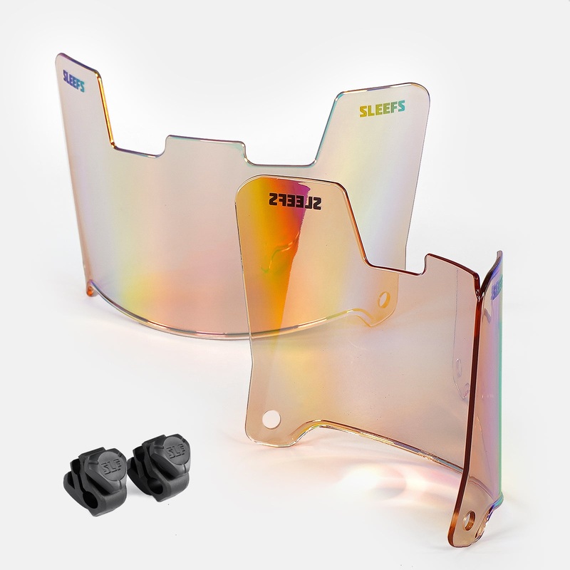 Tawny Pale Borealis Helmet Eye-Shield Visor Orange