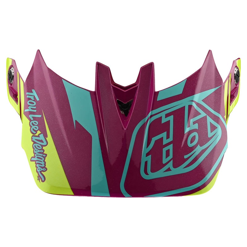 D4 Visor Slash Purple / Yellow PURPLE / YELLOW OSFA