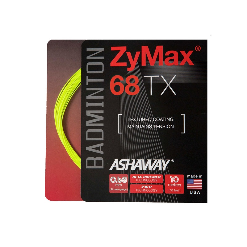 Ashaway Zymax 68TX String (10m Set) Yellow Yellow 10m Set
