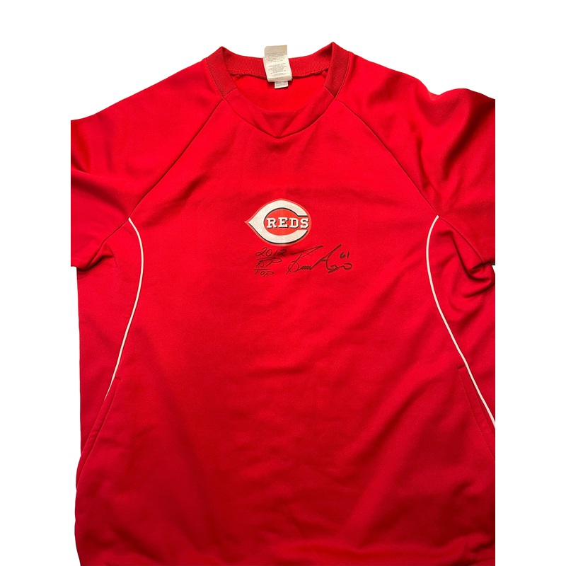 Bronson Arroyo Autographed Authentic Sweatshirt – Player’s Closet Project
