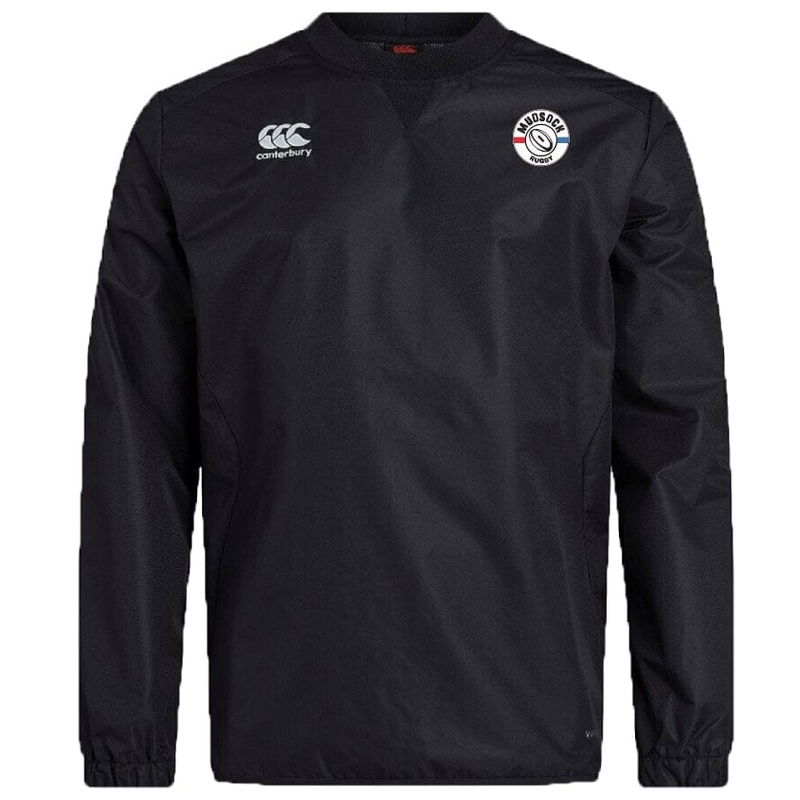 Mudsock Rugby Club Vaposhield Contact Top by Canterbury XS Black