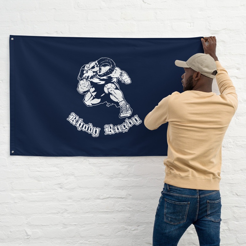 URI Rugby Wall Flag