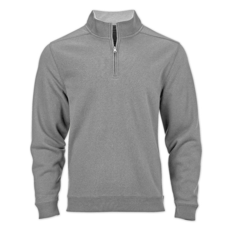Boxercraft Men’s 1/4 Fleece Pullover Oxford Heather XXS