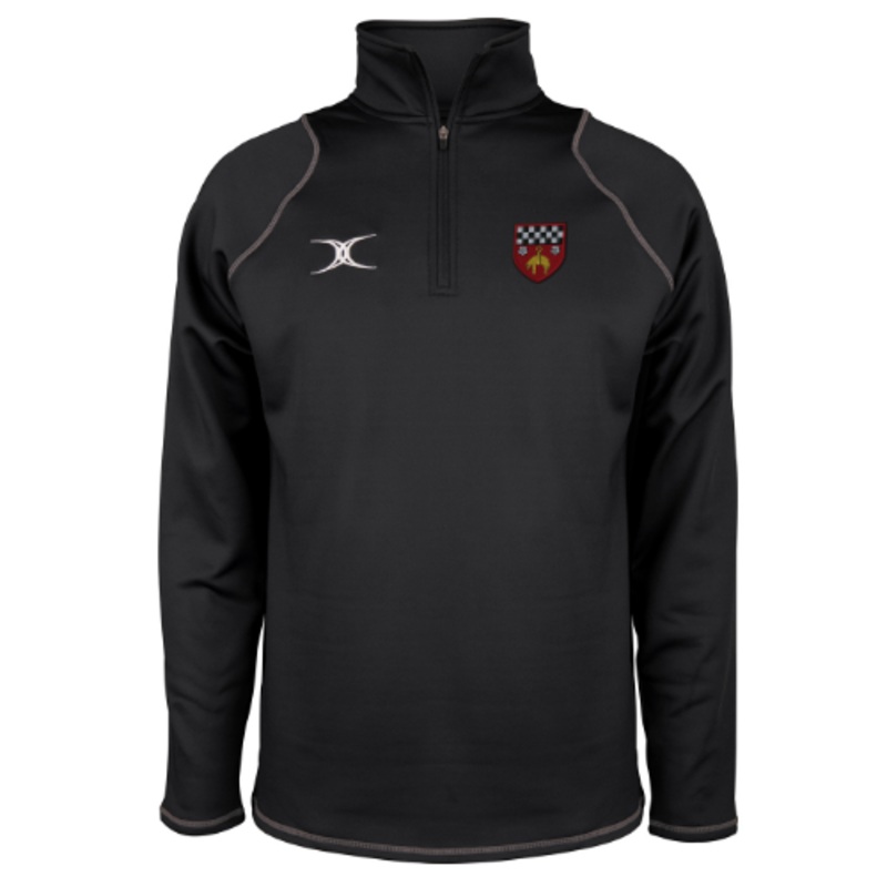 Skipton RFC Adult’s Black Quest Mens 1/4 Zip Fleece XS