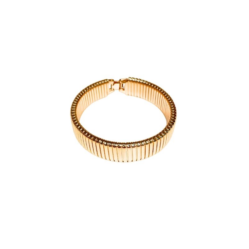 Gold Metal Clasp Bracelet