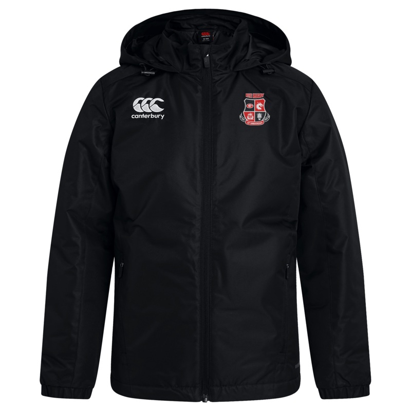 Rye High School 10 Year Club Vaposhield Stadium Jacket by Canterbury S Black