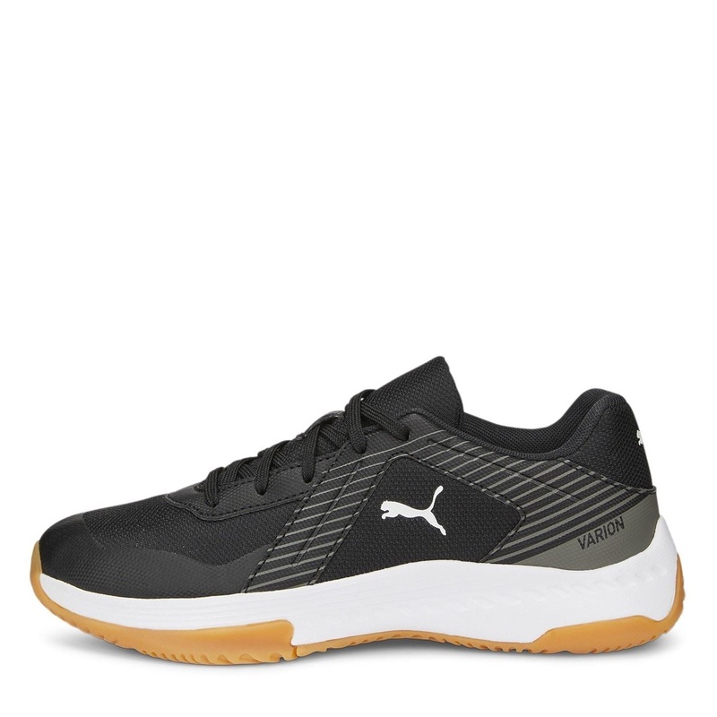 Puma Varion Jr Indoor Court Shoes 5.5 (38.5) Black/Gum
