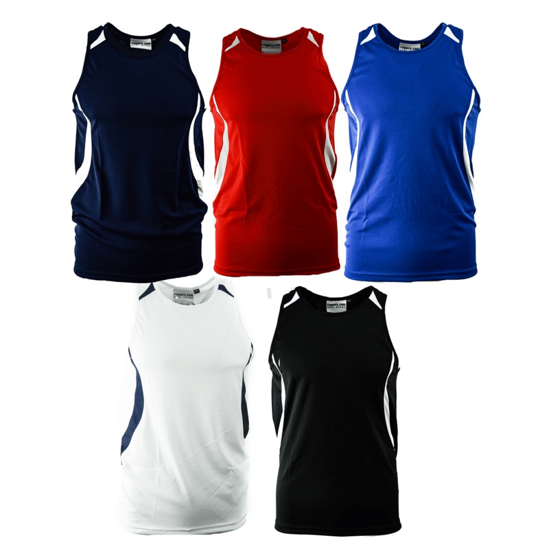 Ruggers Rugby Sleeveless Training Tee Small Black