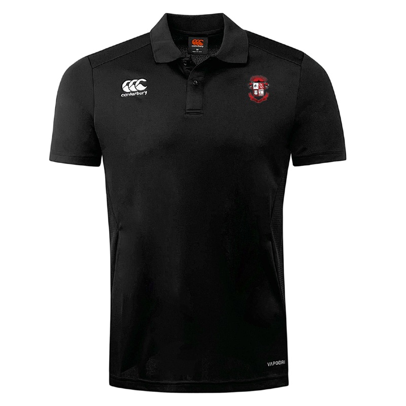 Battleship Rugby Club Club Dry Polo by Canterbury XS Black