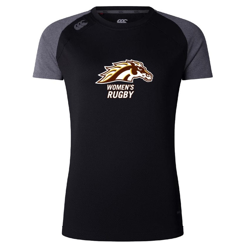 Western Michigan University Women’s Elite Training Tee by Canterbury 8 Black