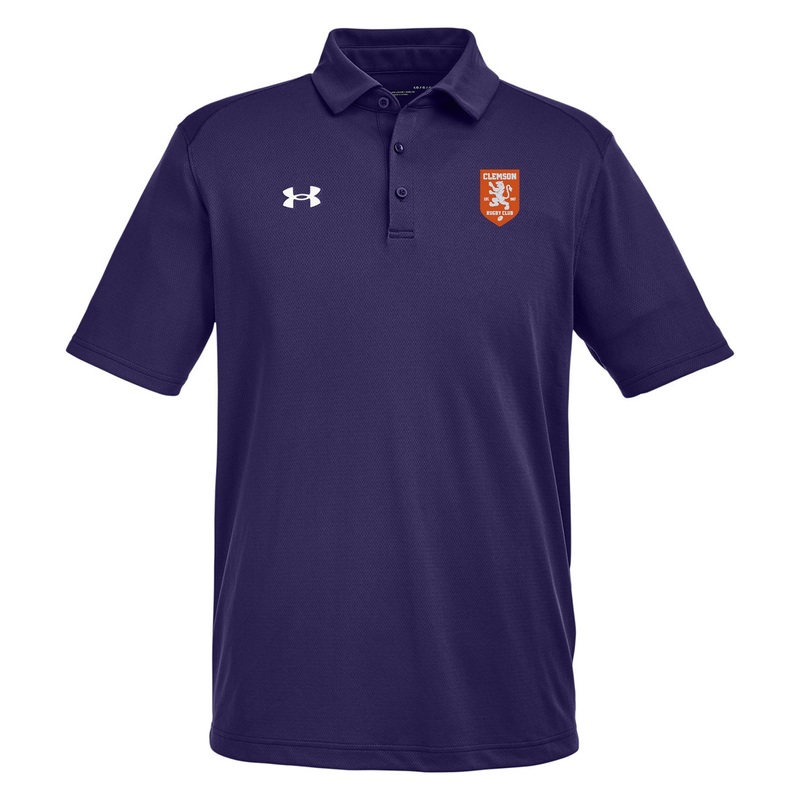 Clemson Rugby Tech Polo Black SM