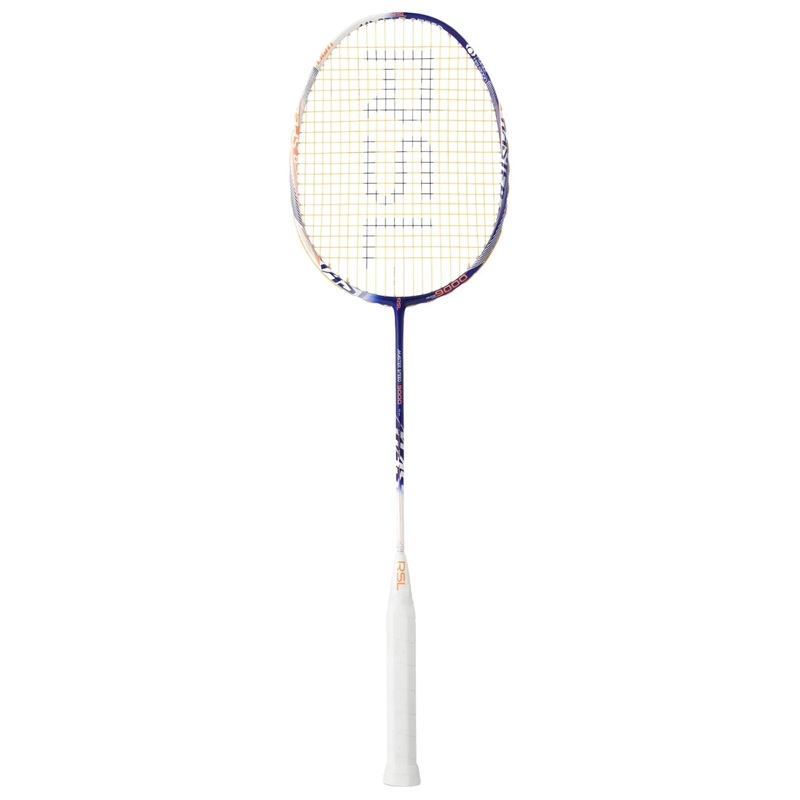 RSL Master Speed 9000 V2 Badminton Racket – White White 4U5