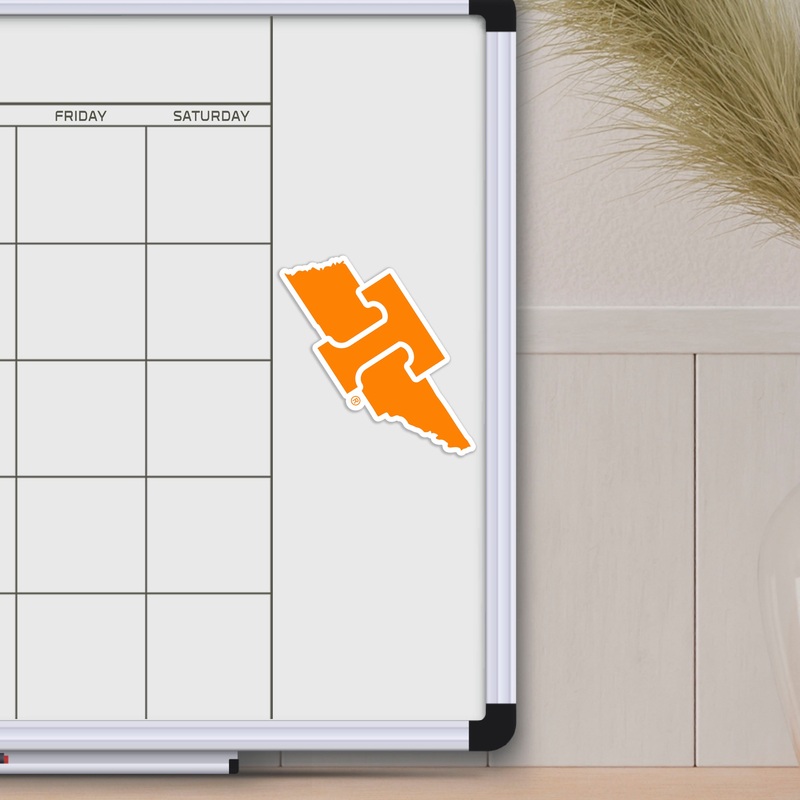 Fanmats Tennessee Volunteers Team State Shape Decal Sticker
