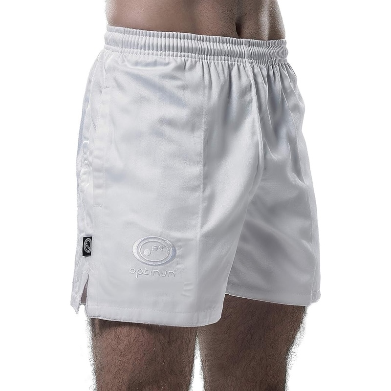 Auckland Rugby Shorts White Durable Heavyweight Training Wear 22