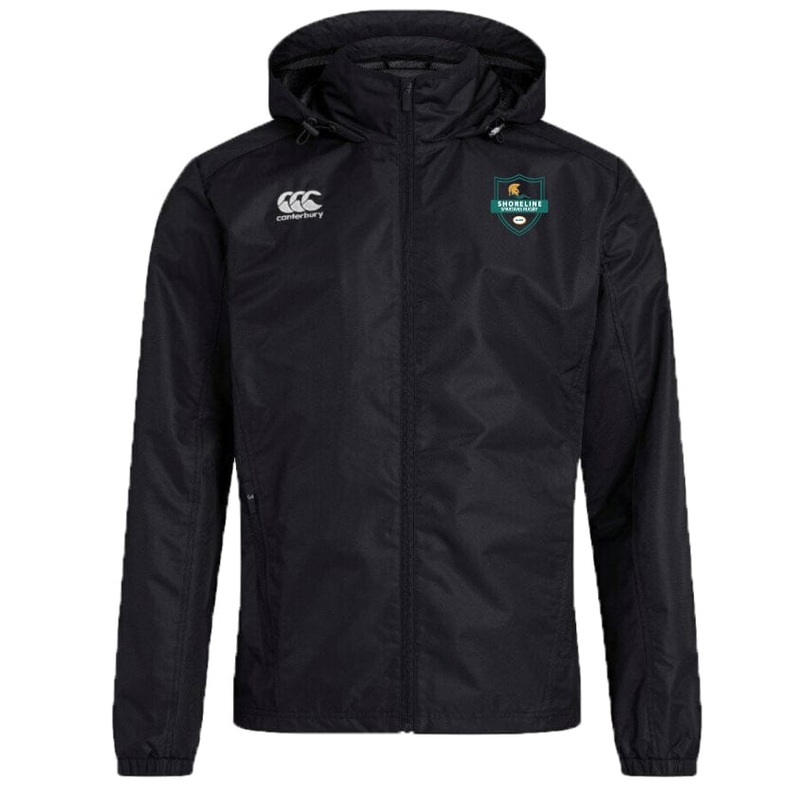 Shoreline Spartans Club Vaposhield Full Zip Rain Jacket by Canterbury XS Black