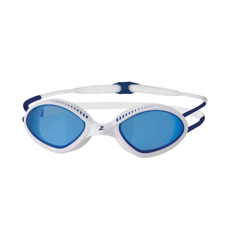 Zoggs Tiger Goggles Regular Fit – White/ Blue