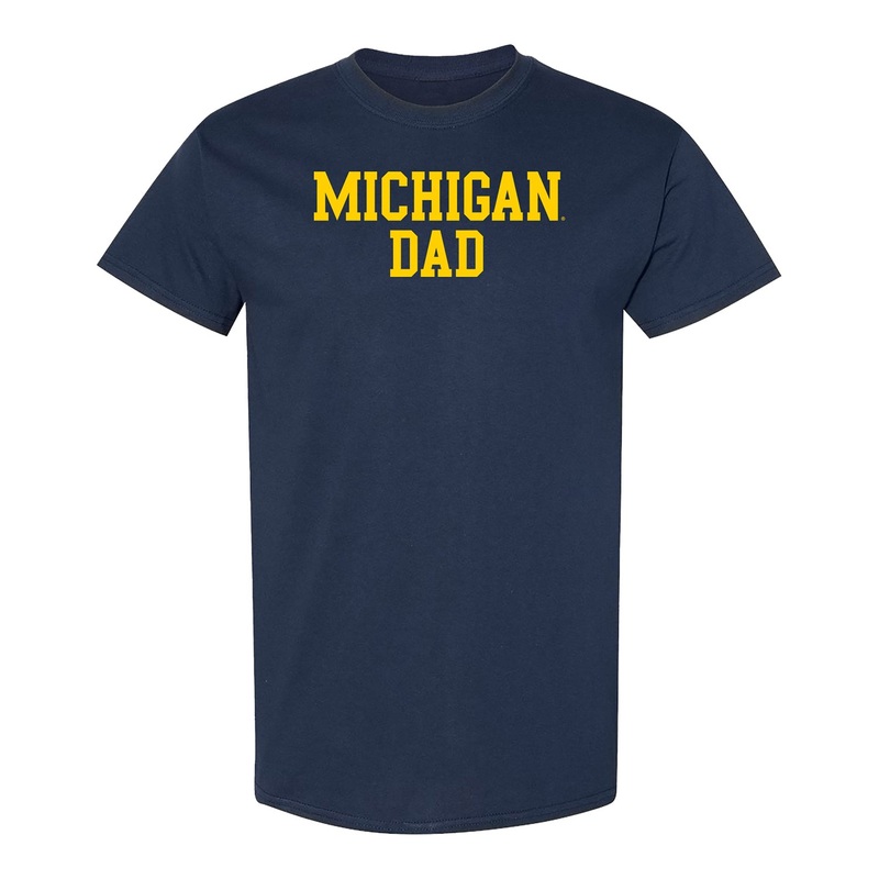 University of Michigan Dad Navy Tee S