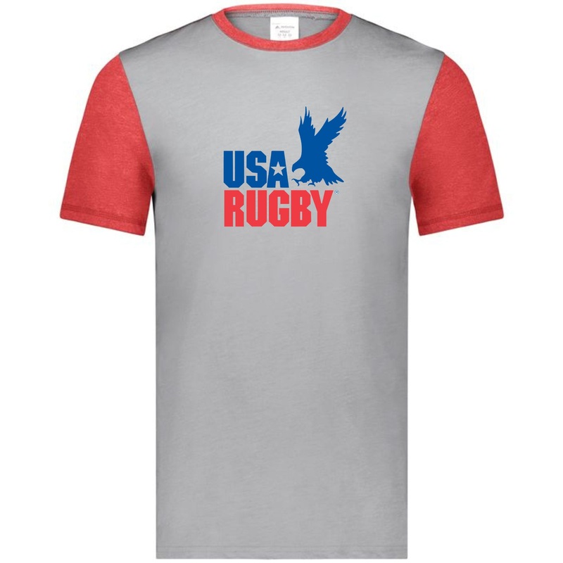 USA Rugby Throwback Gameday Ringer T-shirt YS Red