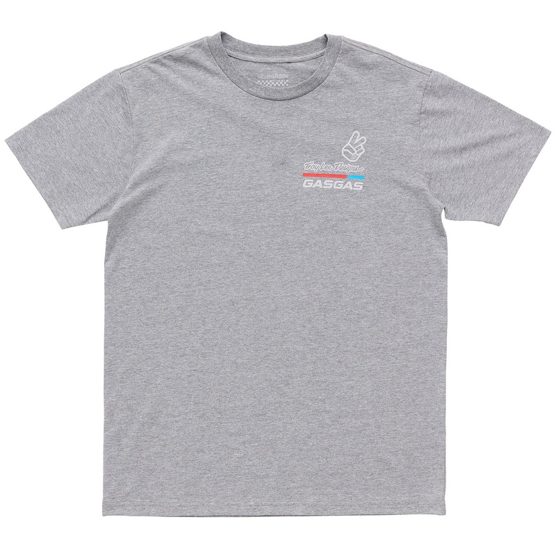 Short Sleeve Tee TLD GasGas Team Core Heather Gray HEATHER GRAY SM