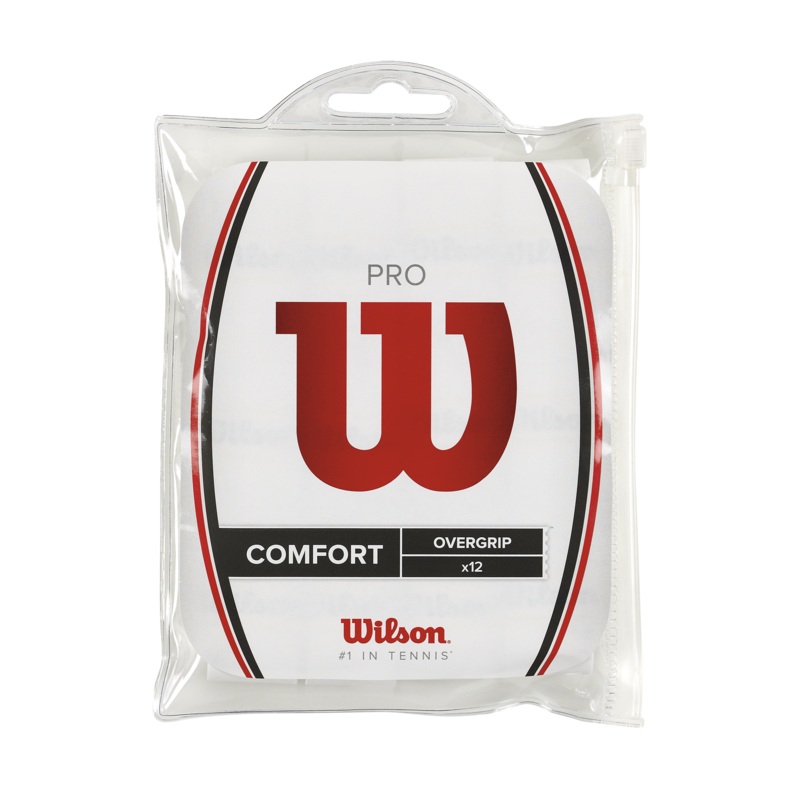 Wilson Pro Overgrip 12 Pack – White White One Size