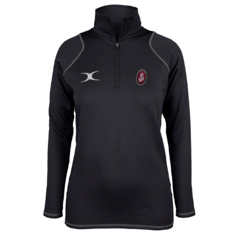 St Joseph’s College Reading Black Quest Ladies 1/4 Zip Fleece Womens Cut 8