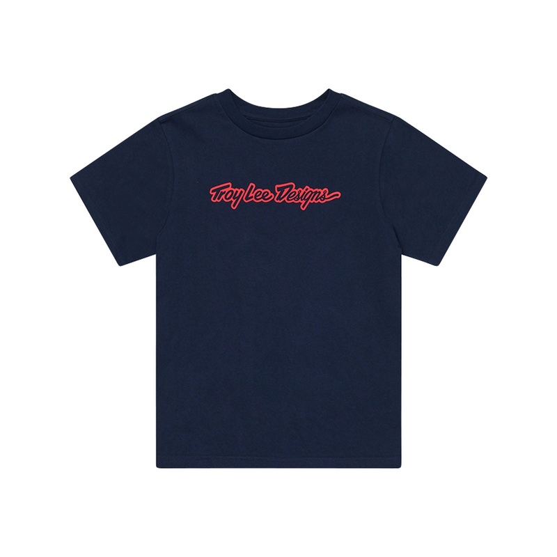 Womens Short Sleeve Tee Signature Navy NAVY SM