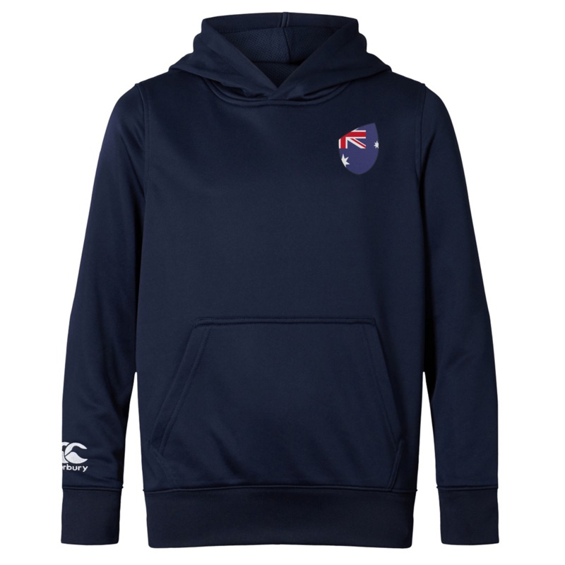 Australia Shield Club Lightweight Hoodie S Black
