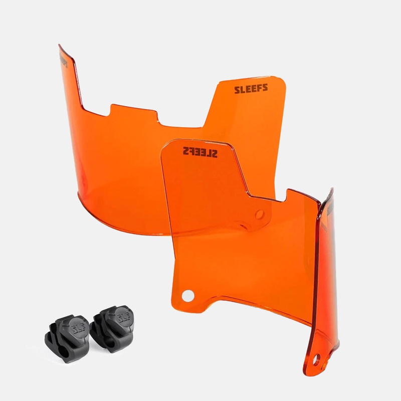 Hue Orange Helmet Eye-Shield Visor Orange