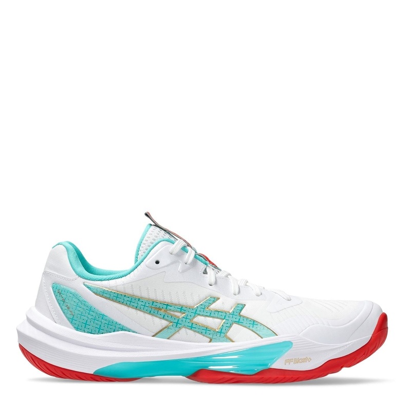 Asics Sky Elite FF 3 Netball Low Top Sneakers 6 (39.5) Wht/Sea Glass