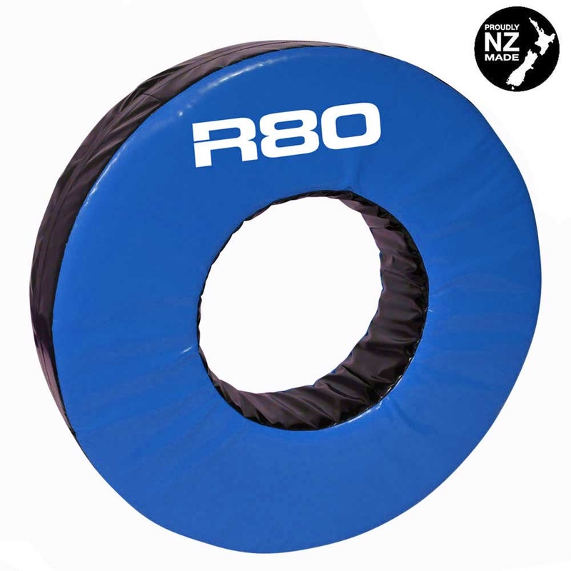 Custom Made Rugby Tackle Rings Junior Black