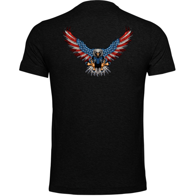American Eagle Tee Small Heather Graphite