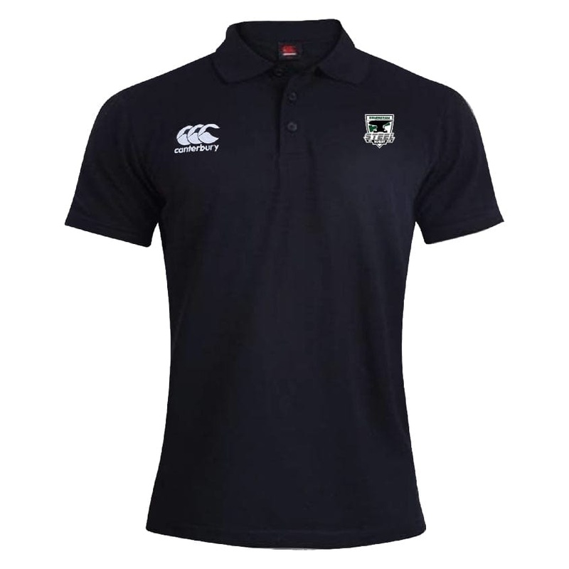 Birmingham Steel Rugby Waimak Polo by Canterbury XS Black
