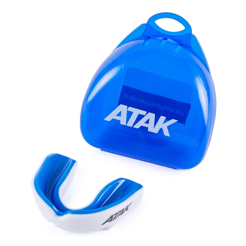 Atak Junior Gel Mouthguard JUNIOR WHITE/BLUE