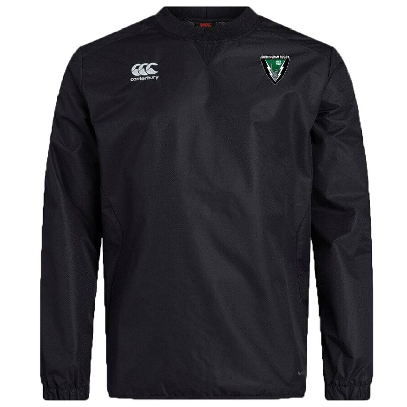 Birmingham Rugby Club Vaposhield Contact Top by Canterbury XS Black