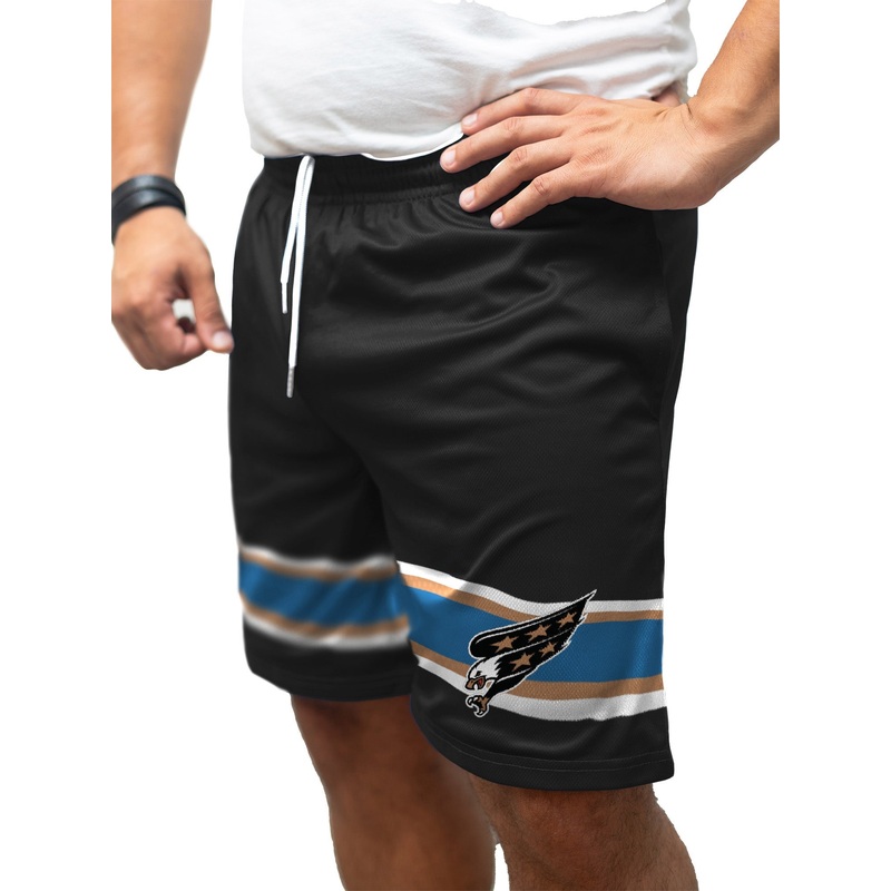 Washington Capitals “Screaming Eagle” Alternate Mesh Hockey Shorts S Black Polyester