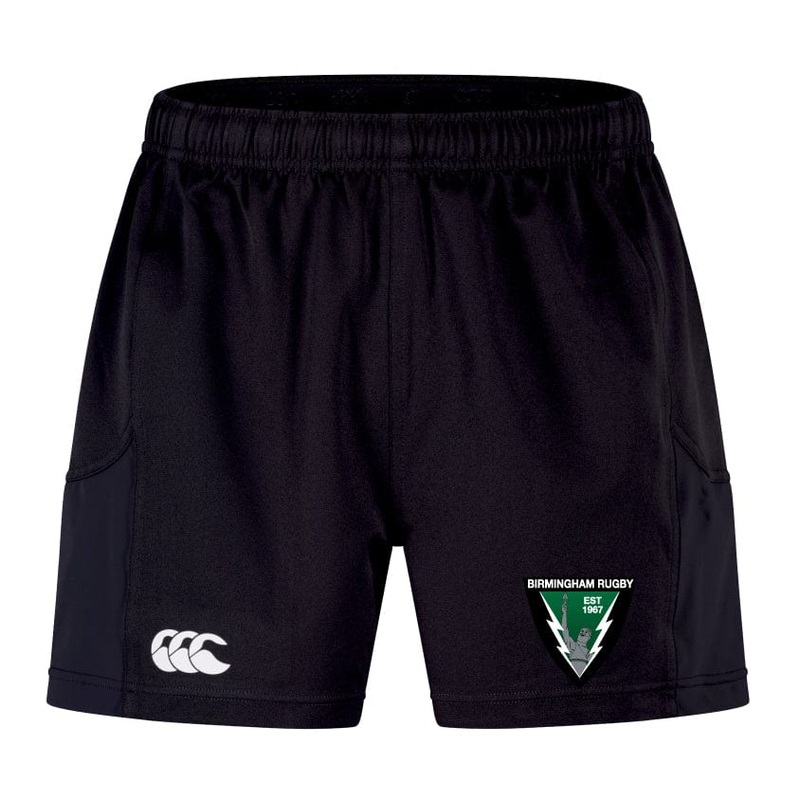 Birmingham Rugby Advantage Short 2.0 by Canterbury 6 Black